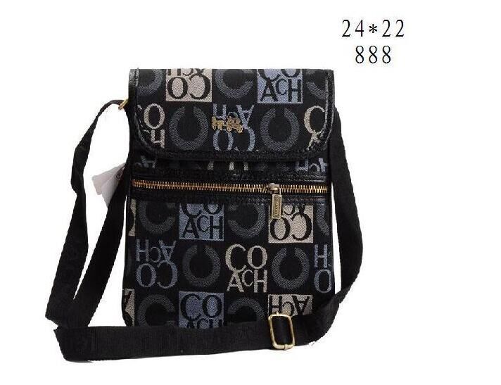Coach Colorful Fashion Signature Small Black Multi Crossbody Bags FEH | Women